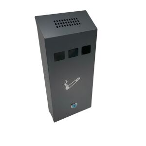 Hamutartó Fekete Falra Szerelhető 0003 14*32*6Cm 145011748 - Popolníky