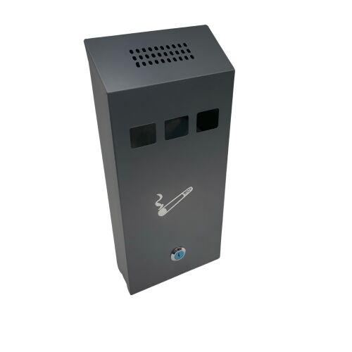 Scrumieră neagră de perete 0003 14*32*6cm 145011748