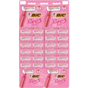 Bic Pure 3 Lady rózsaszín borotva - 24 darabos csomag 145013707 - Borotvapenge