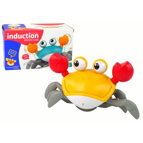 Crab în mișcare, sunet interactiv, portocaliu 145022167
