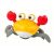 Crab în mișcare, sunet interactiv, portocaliu 145022167