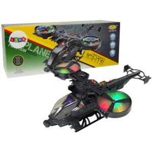 Военен хеликоптер Огромни крила Светлини Звук Завъртания 145022230 - Lean Toys