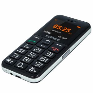 Telefon komórkowy MyPhone Halo Easy Black 145022321 - Telefon dla seniorów