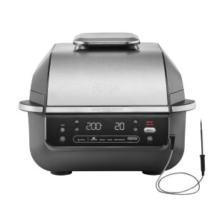 EG351EU Foodi Smart 5in1 Beltéri Grill és Air fryer beépített maghőmérővel - Ezüst 145025787 - Ninja