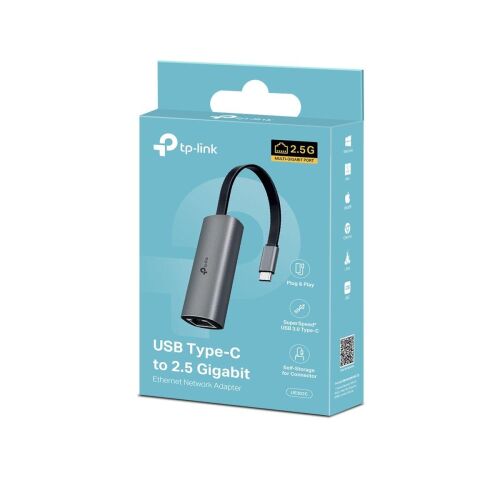 TP-Link UE302C hálózati adapter, Type-C - Ethernet RJ45, 2,5 Gigabit EU (UE302C) 145027851