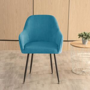 Nagy Kagylószék Huzat (bársonyos, tengerkék) 145028675 - Bútorhuzat