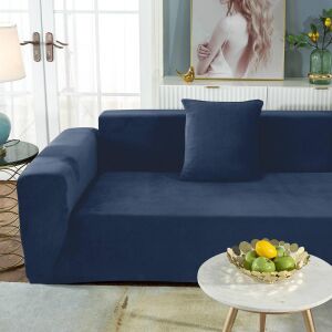 Kanapé Huzat (bársonyos, 4 személyes, tengerészkék) 145028769 - Bútorhuzat