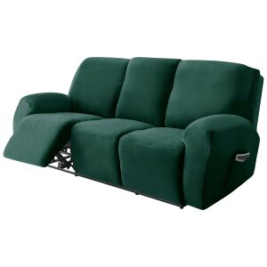 Relax Fotel Huzat (bársonyos, 3 üléses, sötétzöld, rugalmas) 145028886 - Bútorhuzat