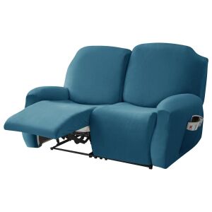 Relax Fotel Huzat (bársonyos, 2 üléses, tengerkék, rugalmas) 145028904 - Bútorhuzat