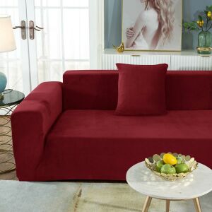 Kanapé Huzat (bársonyos, 4 személyes, bordó) 145028961 - Bútorhuzat