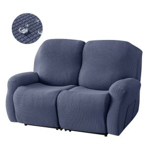 Relax Fotel Huzat (enyhén vízlepergető, 2 üléses, sötétkék, rugalmas) 145029027 - Bútorhuzat