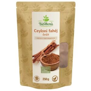 BioMenü bio ceyloni fahéj őrölt 250 g 145036600 - Tartós élelmiszer