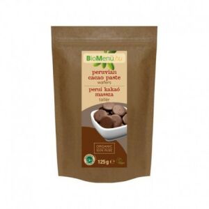 BioMenü bio perui kakaómassza tallér 125 g 145036607 - Tartós élelmiszer