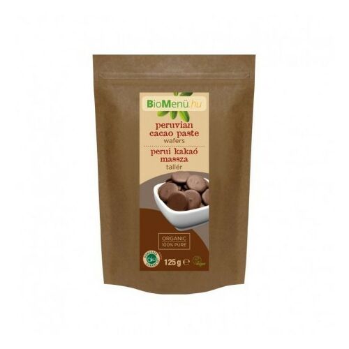 BioMenü bio perui kakaómassza tallér 125 g 145036607