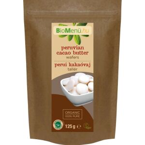 BioMenü bio perui kakaóvaj tallér 125 g 145036645 - Tartós élelmiszer