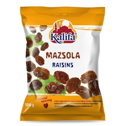 Kalifa Mazsola 100g, aszalt gyümölcs snack - Kalifa