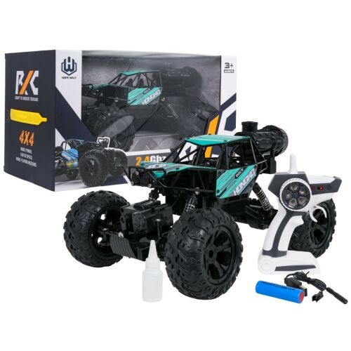 Távirányítós autó R/C Crawler ROCK Fekete 1:14 Füst funkcióval 145039997