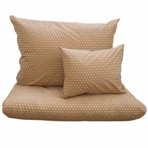 Pamut ágyneműhuzat garnitúra - 3 db-os - Barna-fehér csillagos 145040206 - Ágynemű - ifjúsági és felnőtt