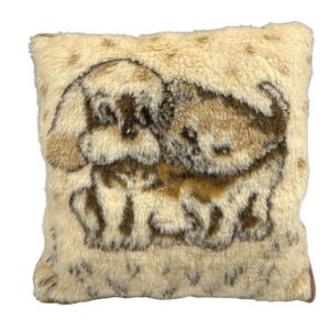 Szőrös állat mintás kispárna - 40x40 cm 145040782 - Díszpárna