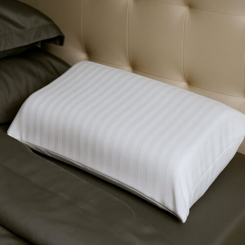 Hullám/anatómiai párnahuzat 2 cm damaszt csíkos - 100% pamut - cipzáras 145043808