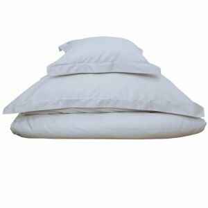 Dupla pamutszatén ágyneműhuzat garnitúra angol széllel - 5 db-os - Halvány szürke - TC 250 145043878 - Ágynemű - ifjúsági és felnőtt