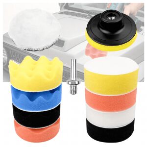 Szivacs polírozó korongok készlete, korongok fúrópolírozóhoz, polírozás