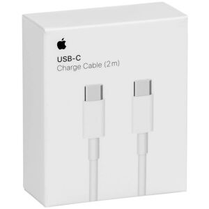Eredeti Apple adat-/töltőkábel, USB-C – USB-C, 2 m, fehér, bliszter