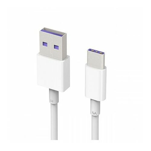OEM adat- és töltőkábel Samsung, Huawei, Oppo és Xiaomi készülékekhez kompatibil, USB-A – USB-C 3.1, 5A, 1 m, fehér 145047951