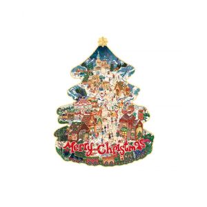 2D Christmas Village Puzzle, Rowood, 200 Pieces 145047982 - Puzzle