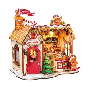 3D Puzzle DIY Gingerbread House Kit, Rolife, 250 Pieces 145047998 - Puzzle 3D