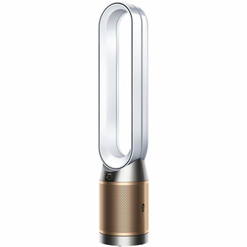 Purificator de aer 3 în 1 Dyson PC2 De-NOx TP12 Wh/Gd, Răcitor, Încălzitor, Pentru până la 40 m2, 40W, 10 viteze, Oscilație, HEPA, Wi-Fi, LCD, Control vocal, Mod automat, Alb/auriu 145048141