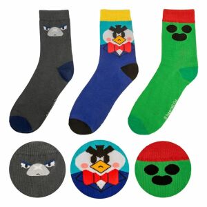 Ponožky Brawl Stars, Crow a Mr. P