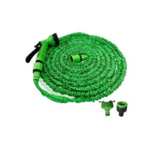 Furtun de udat gradina extensibil cu 7 functii, cu conectori, 60m, Verde 145050794 - Irigare
