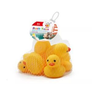Set jucării de baie rață din cauciuc - 4 bucăți 145051562 - Jucarii de baie