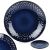 Kerámia desszertes tányér, sötétkék, 22 cm 145051793
