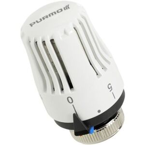 Purmo termosztatikus fej M30x1,5 7-28 fok C, RAL9003