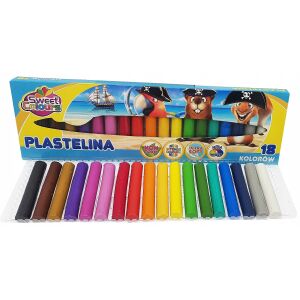 Nem mérgező iskolai gyurma, 18 színben