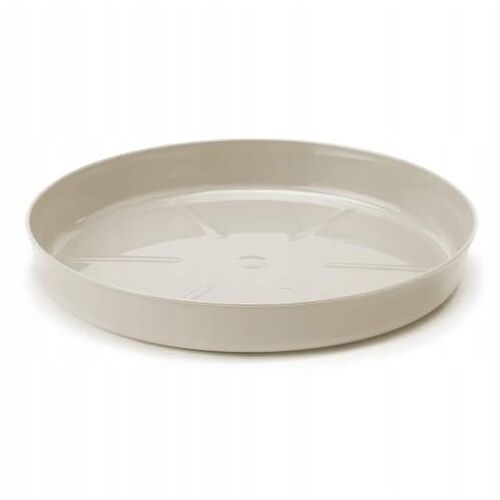 Pamut virágcserép alátét 16.9x2.4 cm Műanyag bézs 145052546