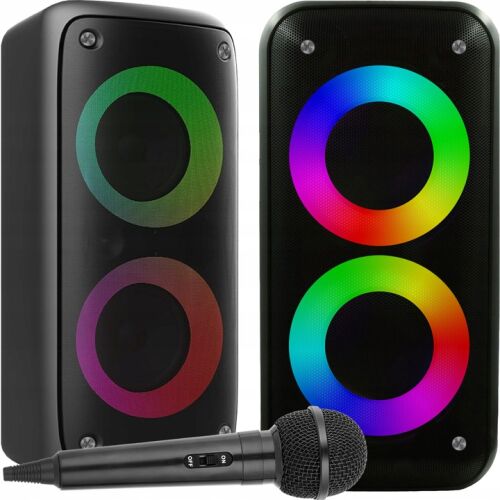 XXL VEZETÉK NÉLKÜLI BLUETOOTH HANGSZÓRÓ PARTY KARAOKE BOOMBOX MIKROFON 145052554