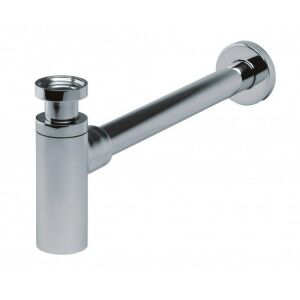 Design G 1,1/4"x32 mm-es palackfogó rozettával, krómozott, állítható kimeneti csővel 320 mm-ig Onnline