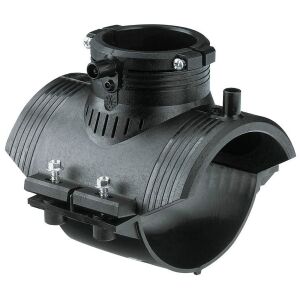 Elektrofúziós nyeregbilincs d180x63 PE100, SDR11, PN10 gáz/PN16 víz 145053134 - KPE idom