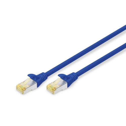 Digitus | CAT 6a | Patch kábel | Árnyékolt csavart érpár (SFTP) | Férfi | RJ-45 | Férfi | RJ-45 | Kék | 0,5 m