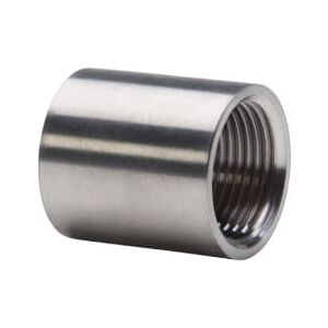 Menetes hüvely rozsdamentes acélból, anya, hosszú, 1 1/2"