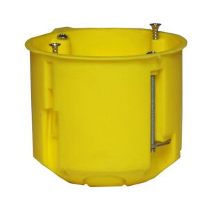 PK-60 gipszkarton süllyesztett doboz, mély csavarokkal, önkioltó, halogénmentes, sárga ONNLINE