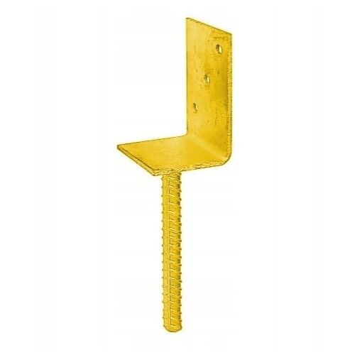 Arany csavarozható rúdalap 84x130x90x5mm 145054421