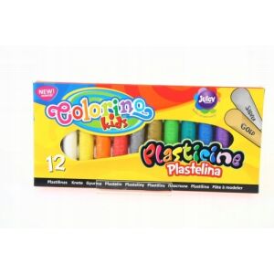 Kerek iskolai gyurma, 12 színben