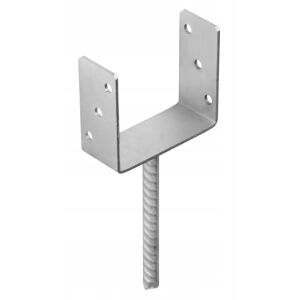 Oszloptalp-horgony 141x120x60mm beágyazáshoz, horganyzott