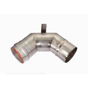 90 fokos könyökös DN 60 egyfalú kondenzáció kondenzációs / turbó kazánok támogatásával 145054910 - Kandalló & Kályha