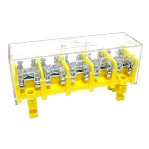 5 szegmenses beépítési ág (terminálok 5x25mm2 - 5x4x10mm2) TS 35-höz burkolattal, LZ5-25/10 verzió 21P, szürke 145055147 - Sorkapocs