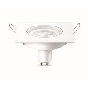 PILA LEDspot 50W GU10Kit_S 827 36D 1CT/10 négyzetes spotlámpa + GU10 lámpa 4.7W 345lm 2700K